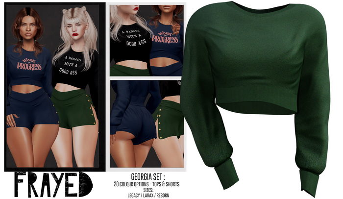 Frayed - Georgia Sweater - Green