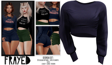 Frayed - Georgia Sweater - Purple