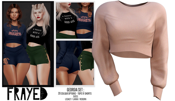 Frayed - Georgia Sweater - Nude