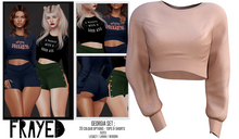 Frayed - Georgia Sweater - Nude