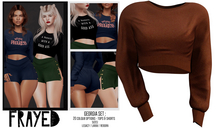 Frayed - Georgia Sweater - Rust