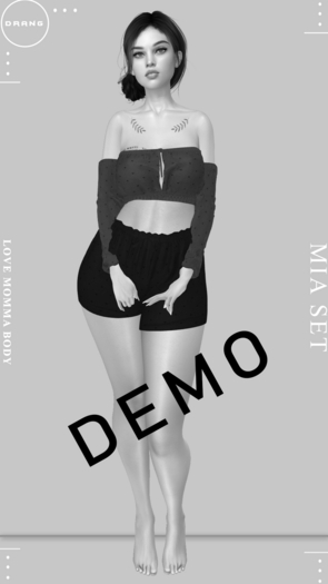 Drang // Mia Top,Shorts Love Momma DEMO!!