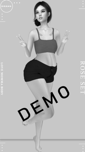 Drang // Rose Tank Top & Shorts DEMO!!