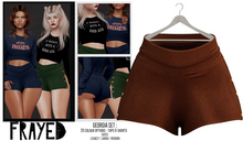 Frayed - Georgia Shorts - Rust