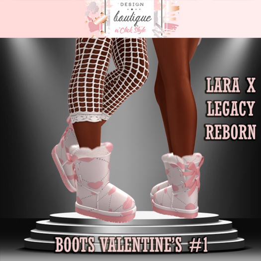"n'Click Style"  VALENTINE BOOTS #1 