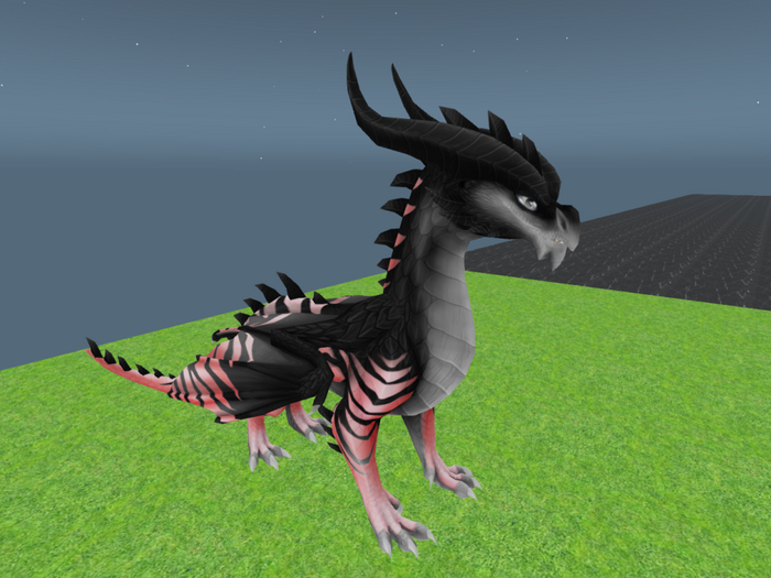 Mystical Creatures Dragons : Datentud Fruzayl Aurora Rose Drake - OPA