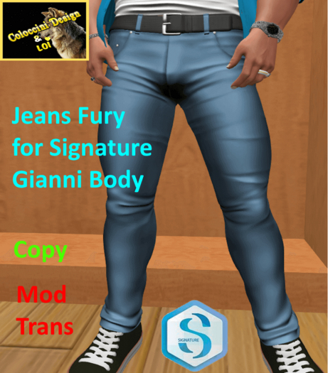 Coloccini Design Jeans red Fury for Gianni Boxed