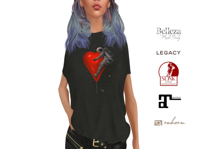 Heavenly Heart Womens Classic Tee  V-Day 2024