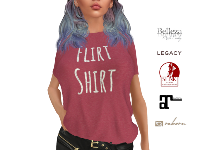 Flirt Shirt Womens Classic Tee  V-Day 2024