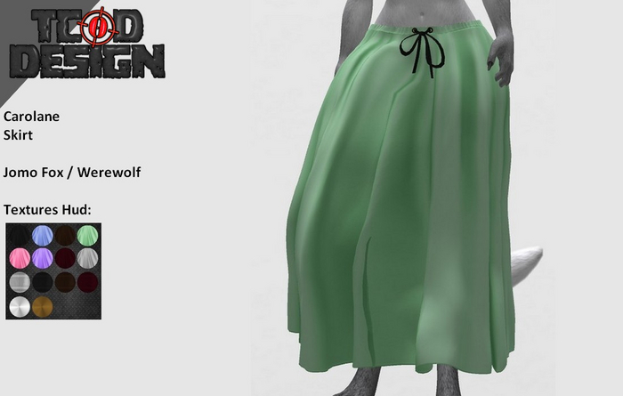 Skirt ~ Carolane (HUD TEXTURES) Jomo ~ Mesh