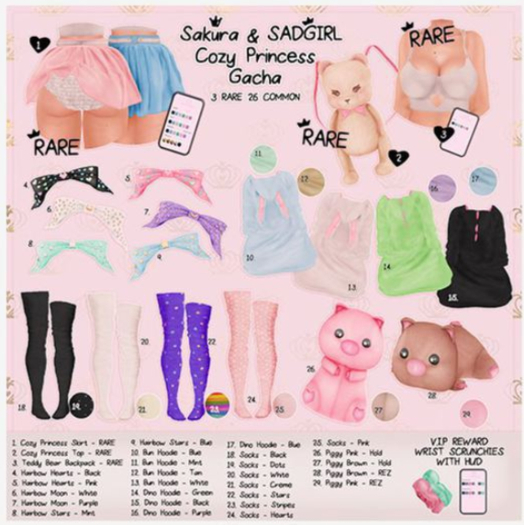 {Sakura} & #SADGIRL - Teddy Backpack RARE