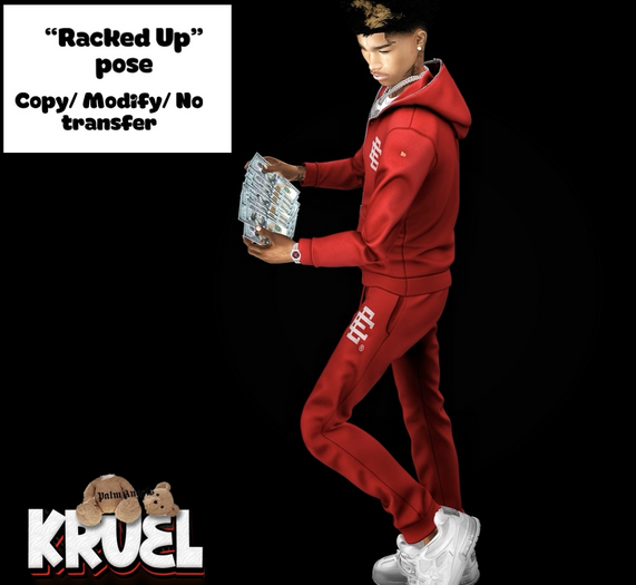 Kruel Teddy: "Racked Up" Pose
