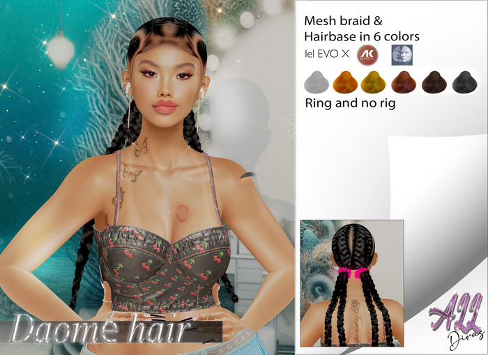 [All Divas] Daome Hairbase & Braid