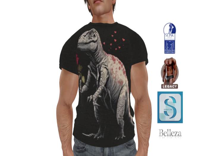 Dino Love Men's Classic Tee's V-Day 2024