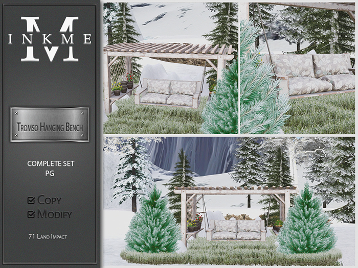 ::InkMe:: Tromso Hanging Bench PG