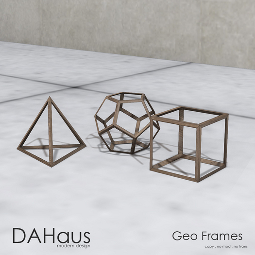 DAHaus - Geo Frames 