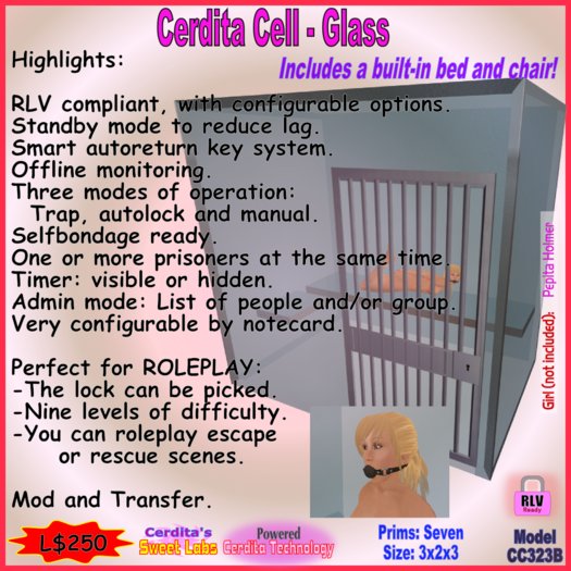 Cerdita Cell - Glass