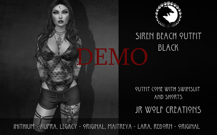 Siren Beach Outfit DEMO ADD ME (JR Wolf Creations)