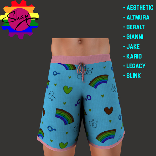 Love Symbols Shorts