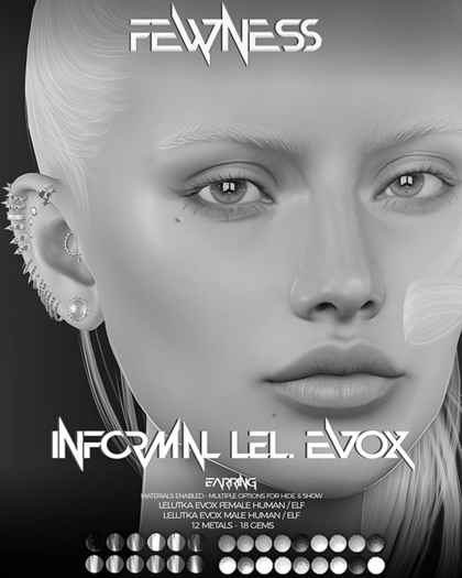 Fewness - Informal Lel. EvoX Earring - DEMO