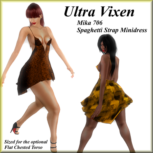 Ultra Vixen - Flat - Mika 706 - Spaghetti Strap Minidress
