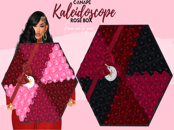 [Canape] Kaleidoscope Rose Box MIXED R/B/C 