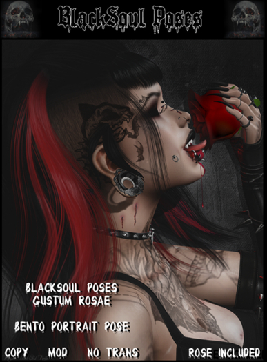 BlackSoul Poses ~ Gustum Rosae