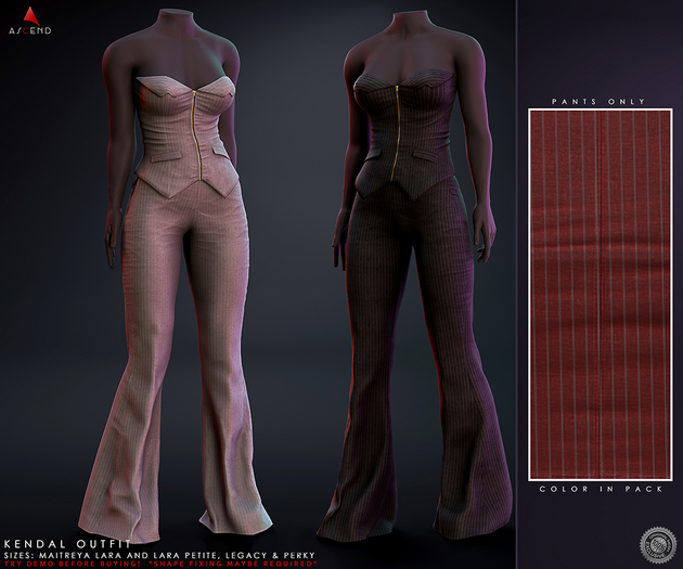 //Ascend// Kendal Pants - Red