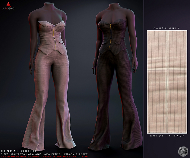 //Ascend// Kendal Pants - Nude