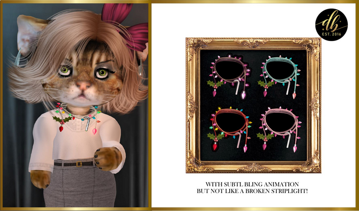 *DB* DINKIES BLINKIE CHRISTMAS NECKLACE* FATPACK