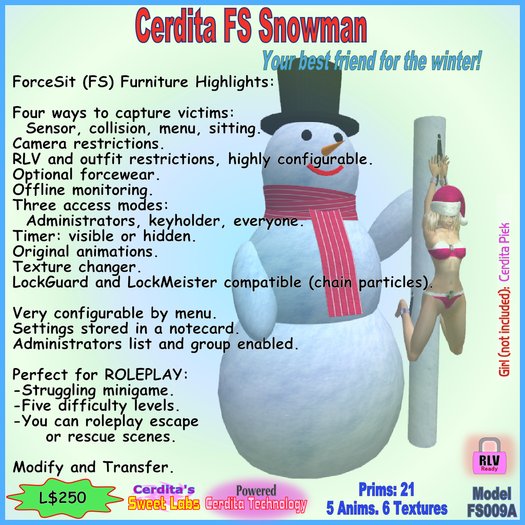 Cerdita FS Snowman