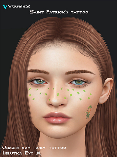 Virtualex tattoo - tattoo Saint Patrick's day
