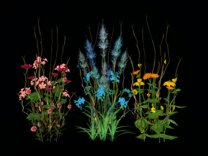 MC Garden Branch Floral Patch Set