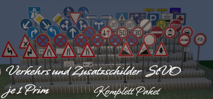 Verkehrsschilder Paket boxed