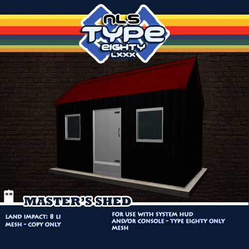 TARDIS Exterior - The Master's Shed. - Type 80