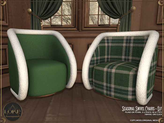 LORE Seasonal Swivel Chair [Elf] 