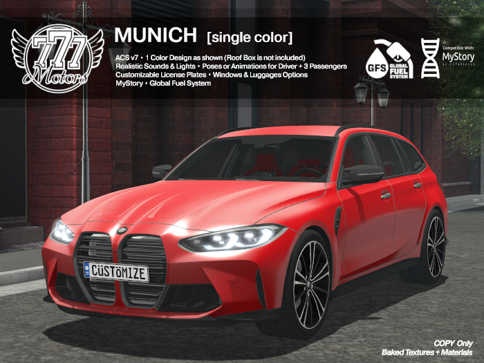 [777] MUNICH - Carmine Red (Add)