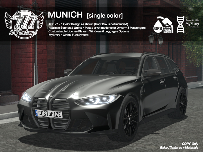 [777] MUNICH - Jet Black (Add)