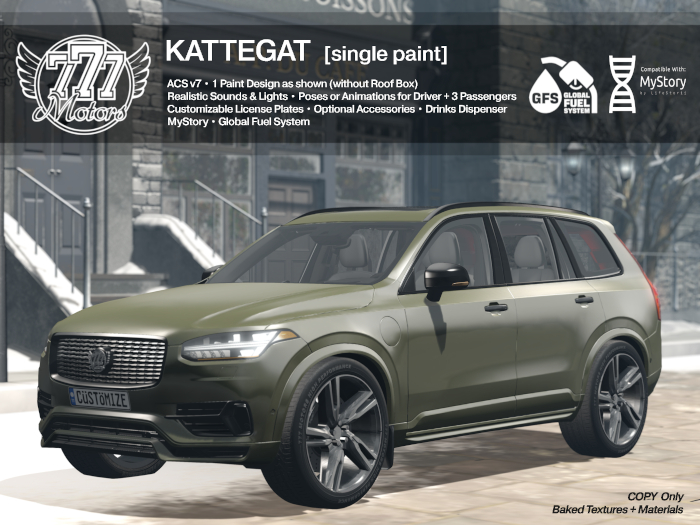 [777] KATTEGAT - Army Green (Add)