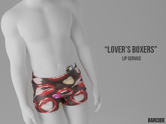 [BARCODE] Lovers Boxer - Lip Service