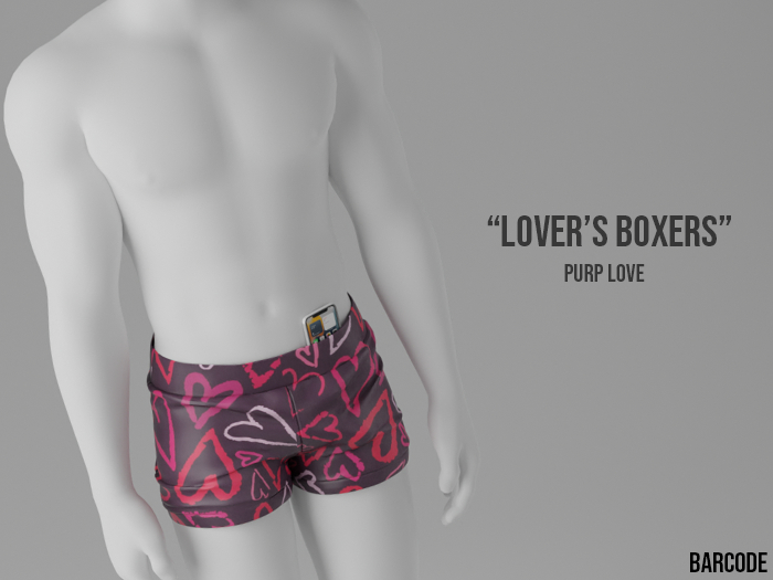 [BARCODE] Lovers Boxer - Purp Love
