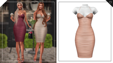 Second Life Marketplace - Havoc . Tera Dress . Nude