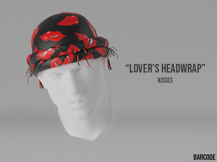 [BARCODE] Lovers Headwrap - Kisses