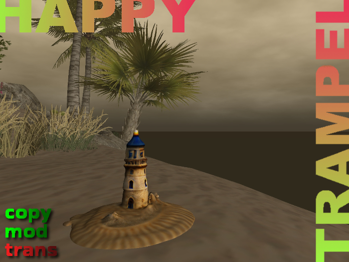 LEUCHTTURM ALS SANDBURG - MESH - VIELE DETAILS