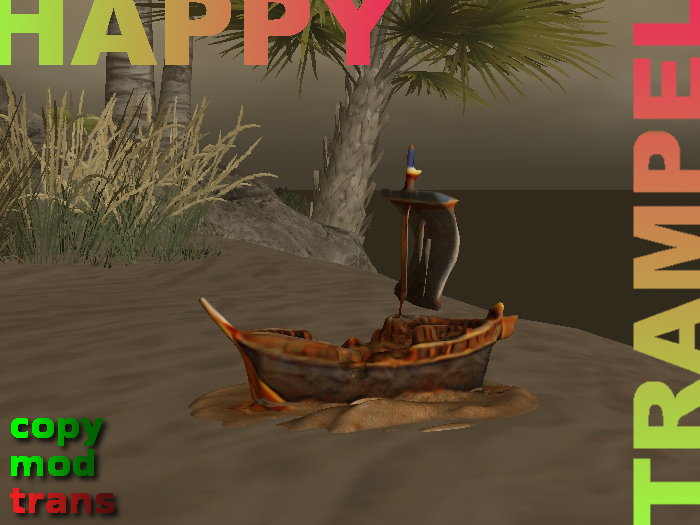 SAND CASTLE AS SAILING BOAT - HIGHLY DETAILED MESH