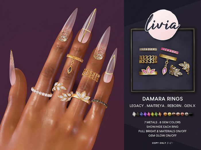 LIVIA Damara Rings