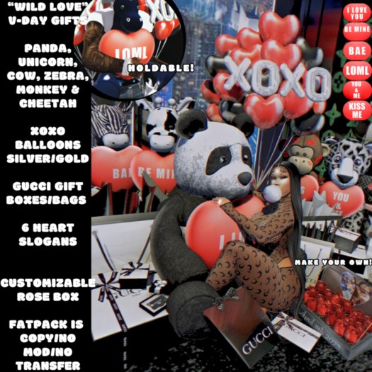 WILD LOVE-PANDA SET