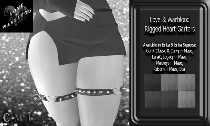 L&W DEMO Heart Garters