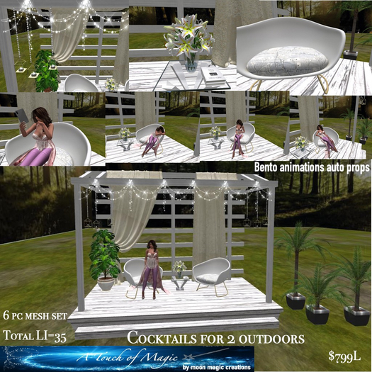 Cocktail time outdoors Box LI=34