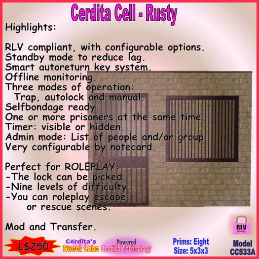Cerdita Cell - Rusty